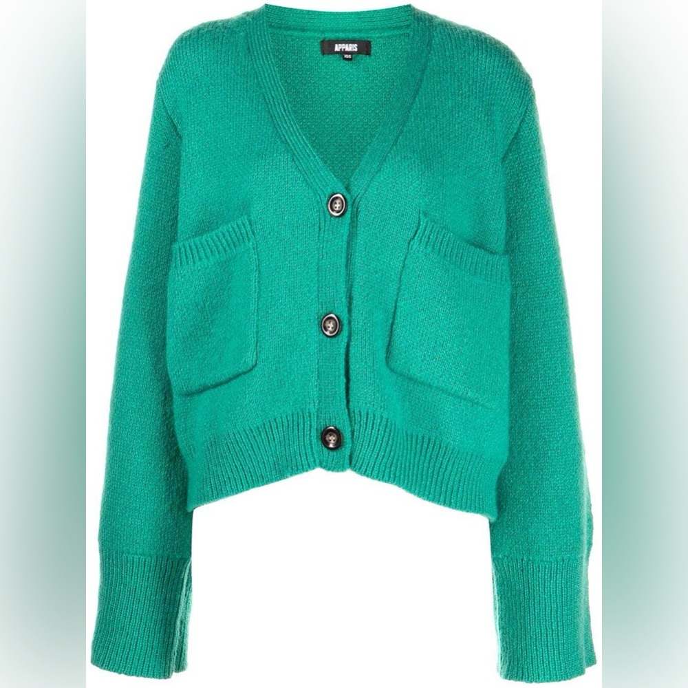 Apparis Marcella Cardigan in Green size XS